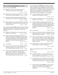 USCIS Form I-918 Supplement A Petition for Qualifying Family Member of U-1 Recipient, Page 5