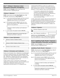 USCIS Form I-918 Supplement A Petition for Qualifying Family Member of U-1 Recipient, Page 8