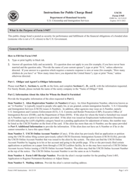 Document preview: Instructions for USCIS Form I-945 Public Charge Bond