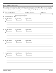 USCIS Form N-426 Request for Certification of Military or Naval Service, Page 5