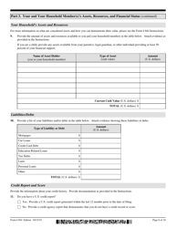 USCIS Form I-944 Declaration of Self-sufficiency, Page 6