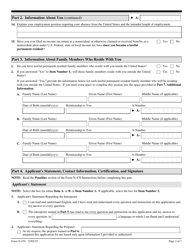 USCIS Form N-470 Application to Preserve Residence for Naturalization Purposes, Page 3