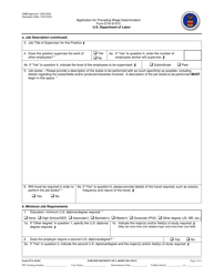 Form ETA-9141C Application for Prevailing Wage Determination, Page 2