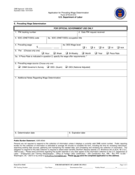 Form ETA-9141C Application for Prevailing Wage Determination, Page 4