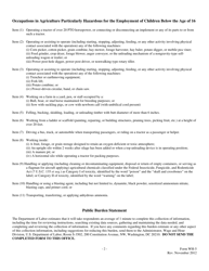 Form WH-5 Certificate of Training, Page 2