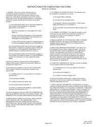Form CA-721A Notice of Law Enforcement Officer&#039;s Injury or Occupational Disease, Page 5