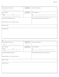 Form AO78 Application for Judicial Branch Federal Employment, Page 4