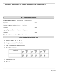 Form BIA-DWP-Irr-104 Incentive Agreement, Page 3