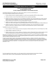 Form BOEM-1022 Covered Offshore Facility Changes, Page 2