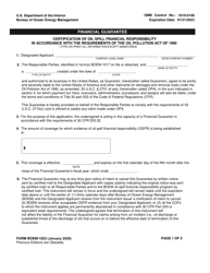 Form BOEM-1023 Financial Guarantee