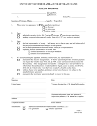 Document preview: Form 3 Notice of Appearance