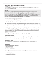 Form SC Statement of Account for Secondary Transmissions by Satellite Carriers of Distant Television Signals