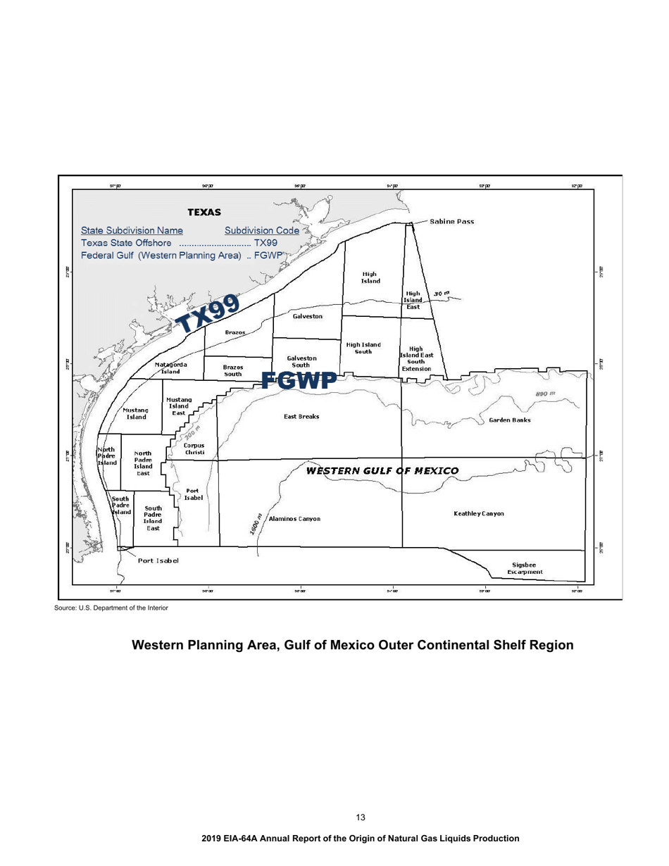 Instructions for Form EIA-64A Annual Report of the Origin of Natural Gas Liquids, Page 13