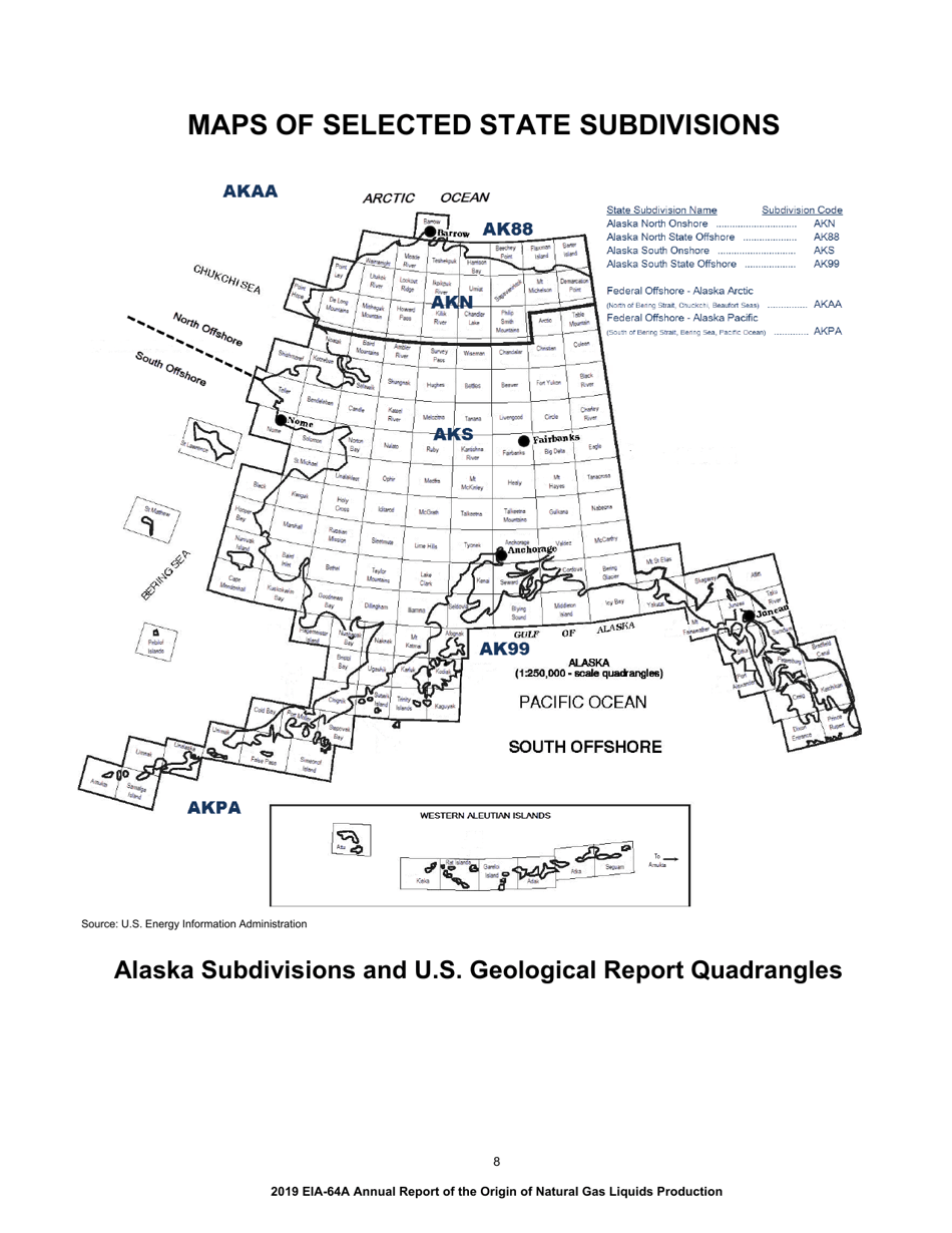 Instructions for Form EIA-64A Annual Report of the Origin of Natural Gas Liquids, Page 8