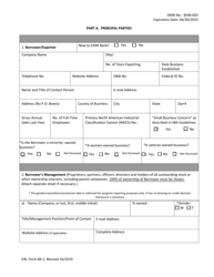 Form EIB-84-1 Application for Export Working Capital Guarantee, Page 3
