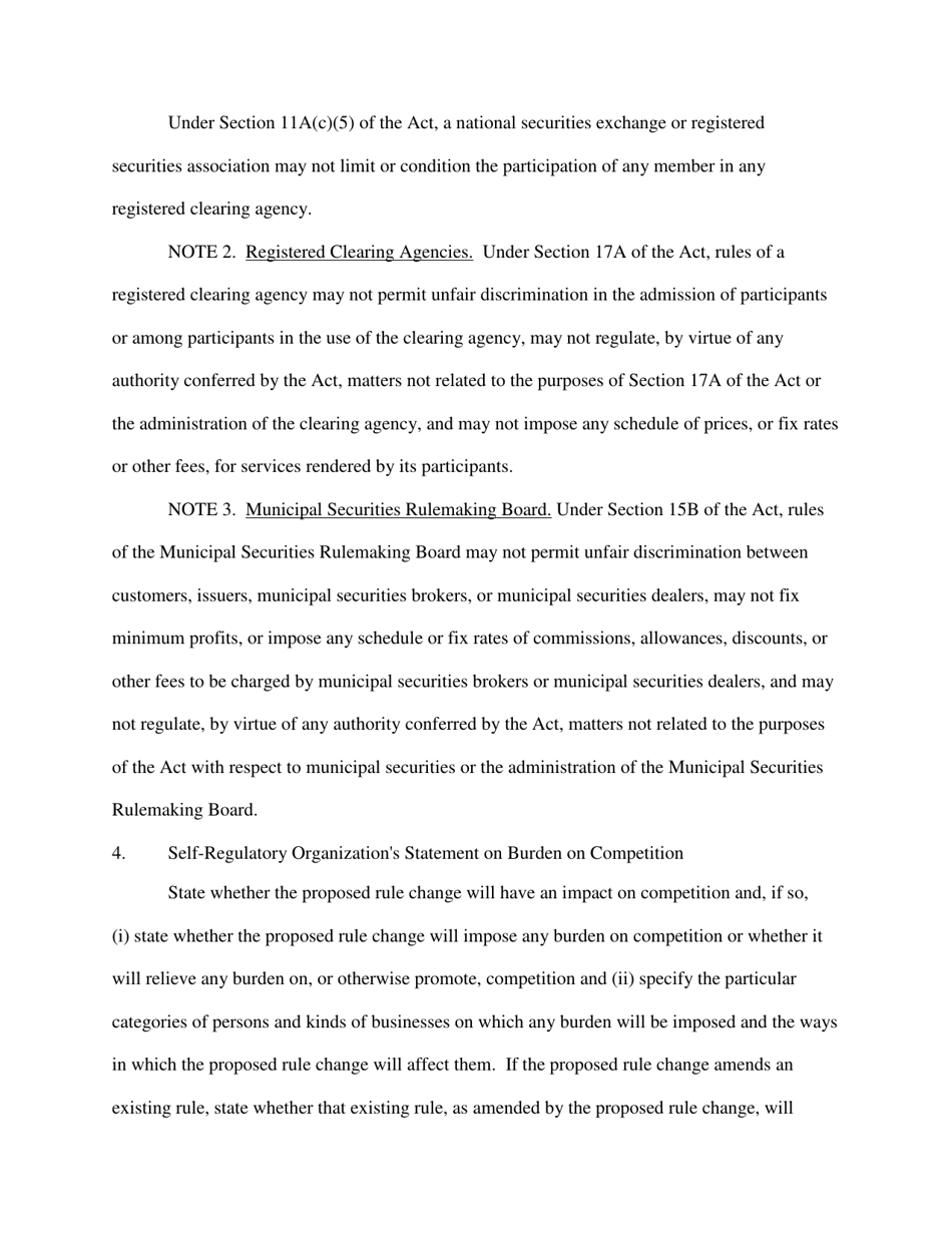 Form 19B-4 (SEC Form 1832) Proposed Rule Change by Self-regulatory Organization, Page 12