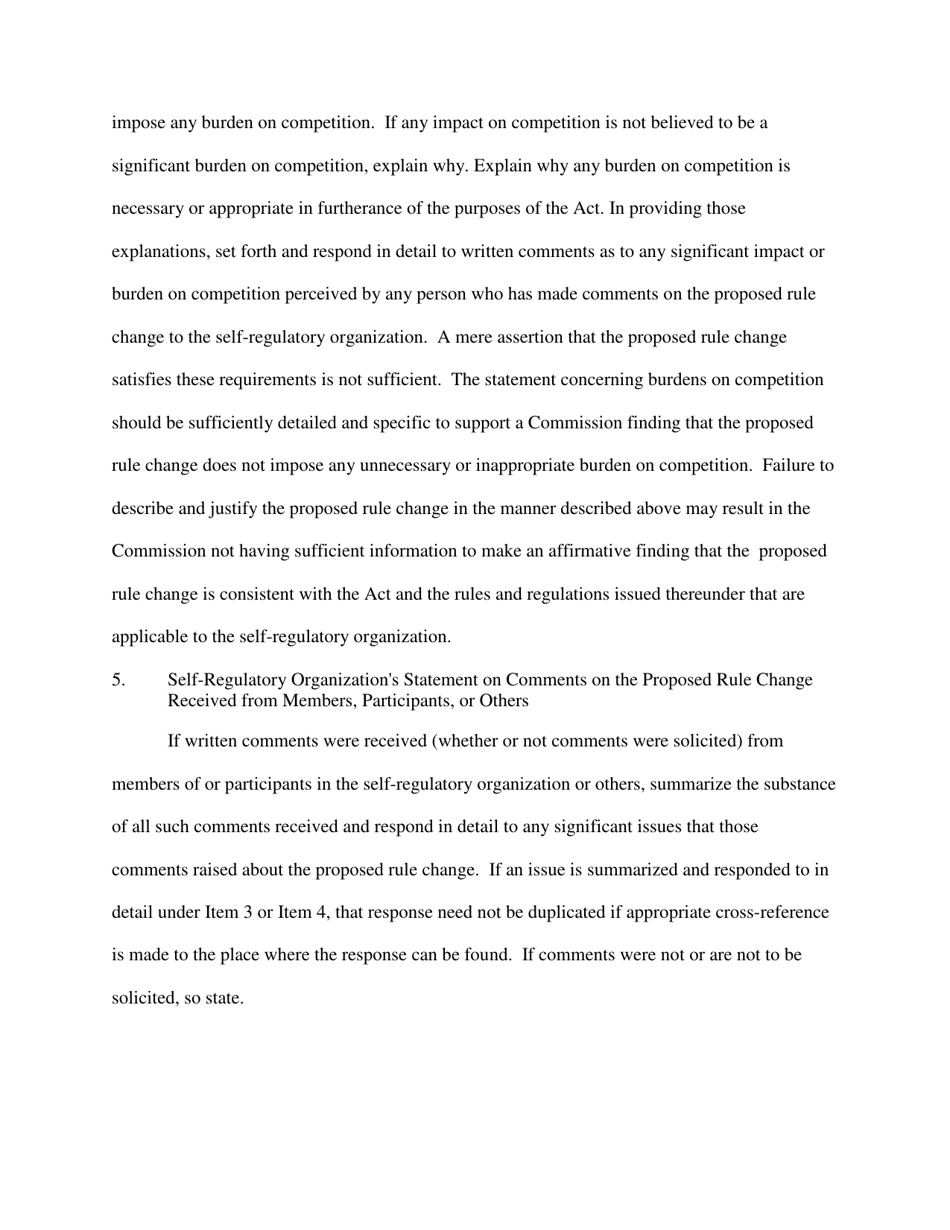 Form 19B-4 (SEC Form 1832) Proposed Rule Change by Self-regulatory Organization, Page 13
