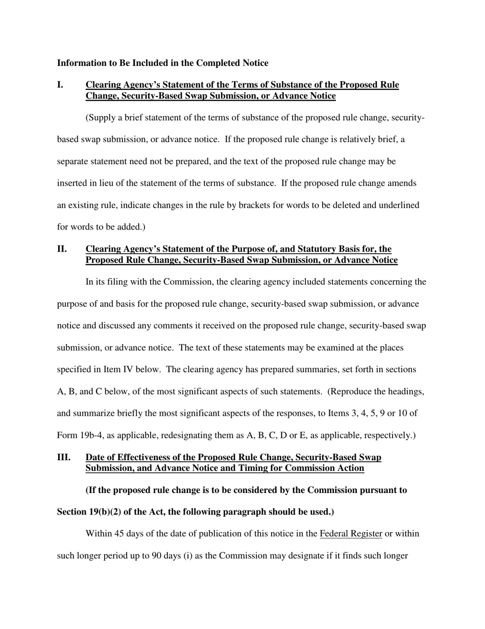 Form 19B-4 (SEC Form 1832) Proposed Rule Change by Self-regulatory Organization, Page 33