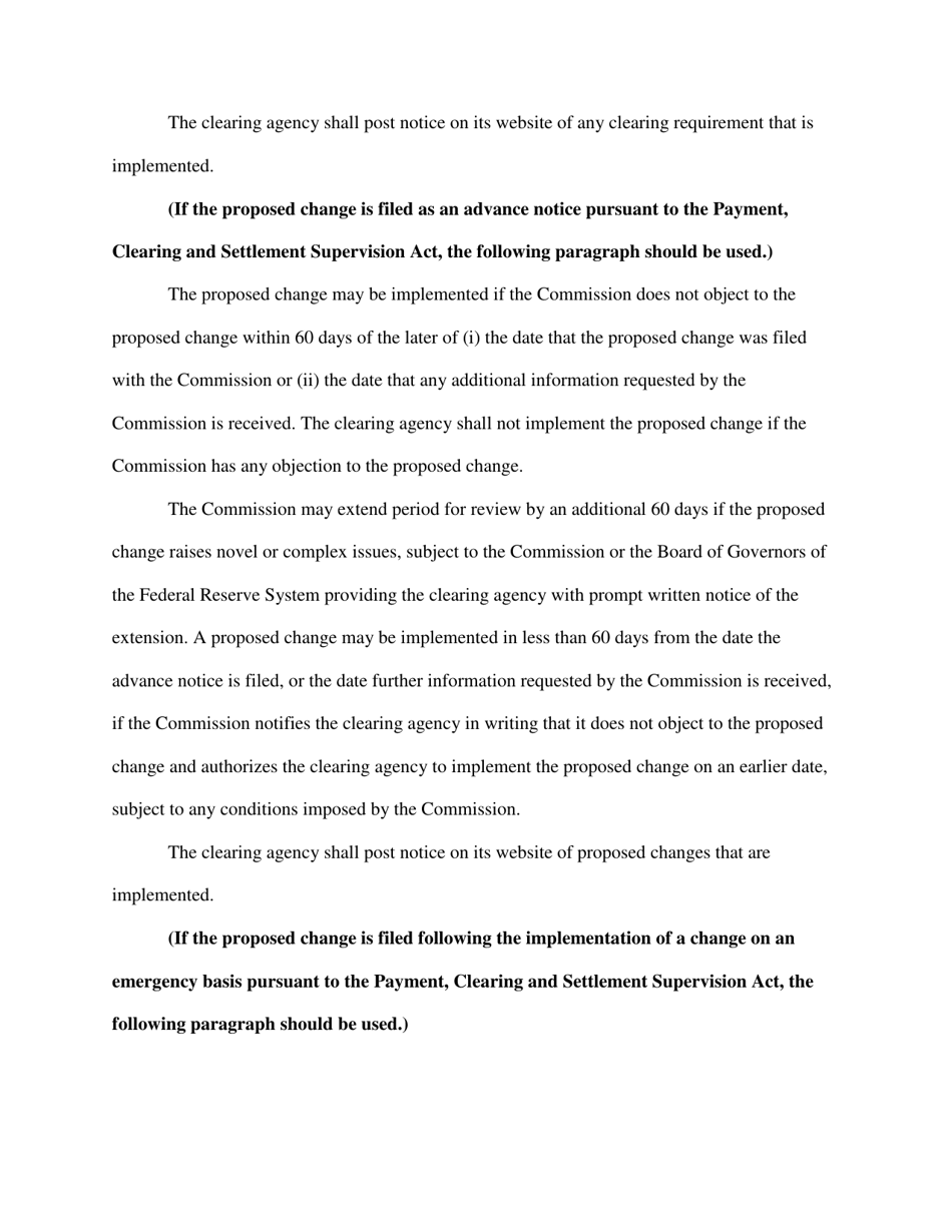Form 19B-4 (SEC Form 1832) Proposed Rule Change by Self-regulatory Organization, Page 36