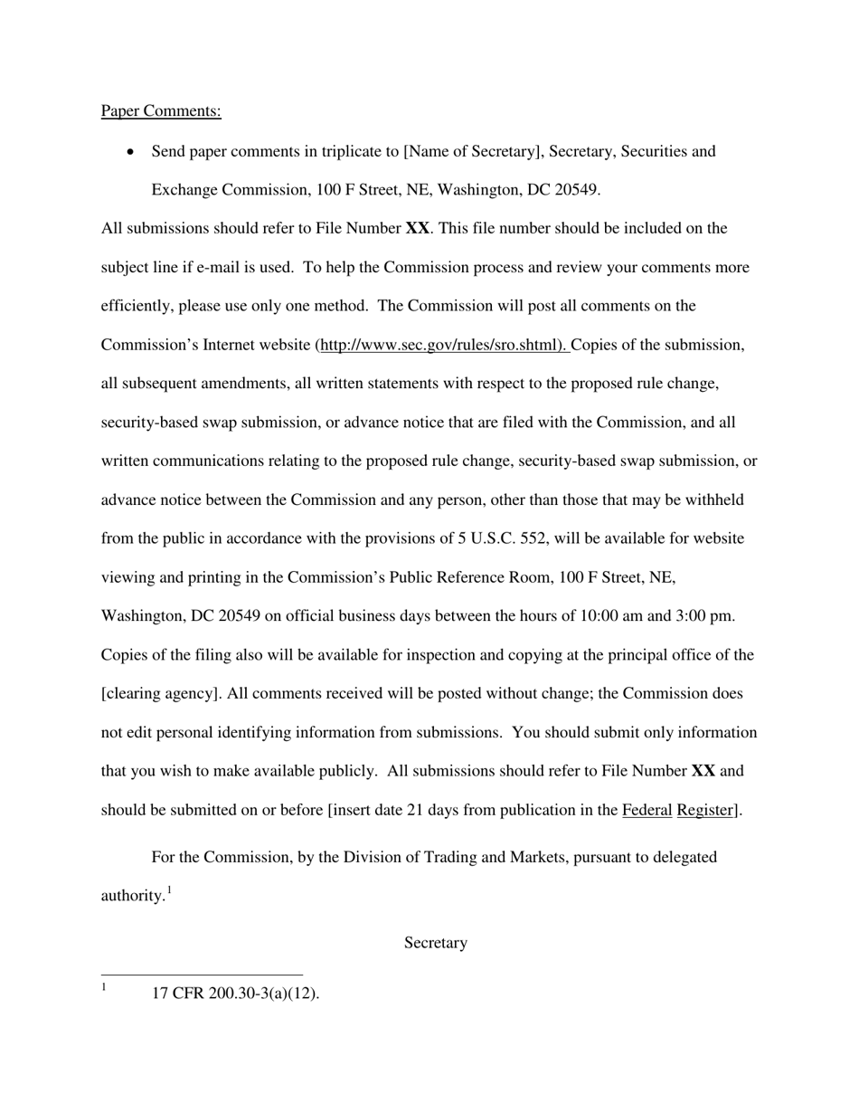 Form 19B-4 (SEC Form 1832) Proposed Rule Change by Self-regulatory Organization, Page 38