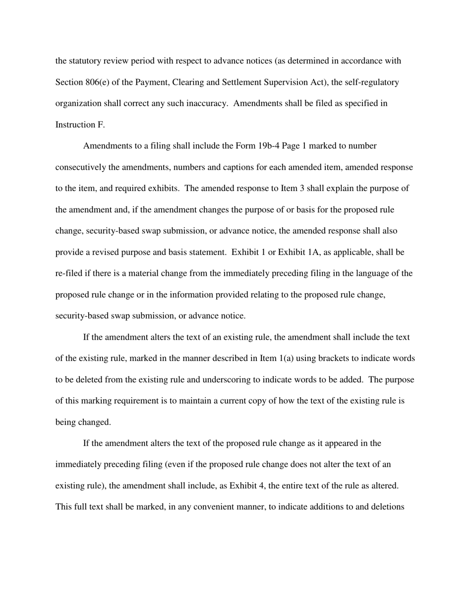 Form 19B-4 (SEC Form 1832) Proposed Rule Change by Self-regulatory Organization, Page 5
