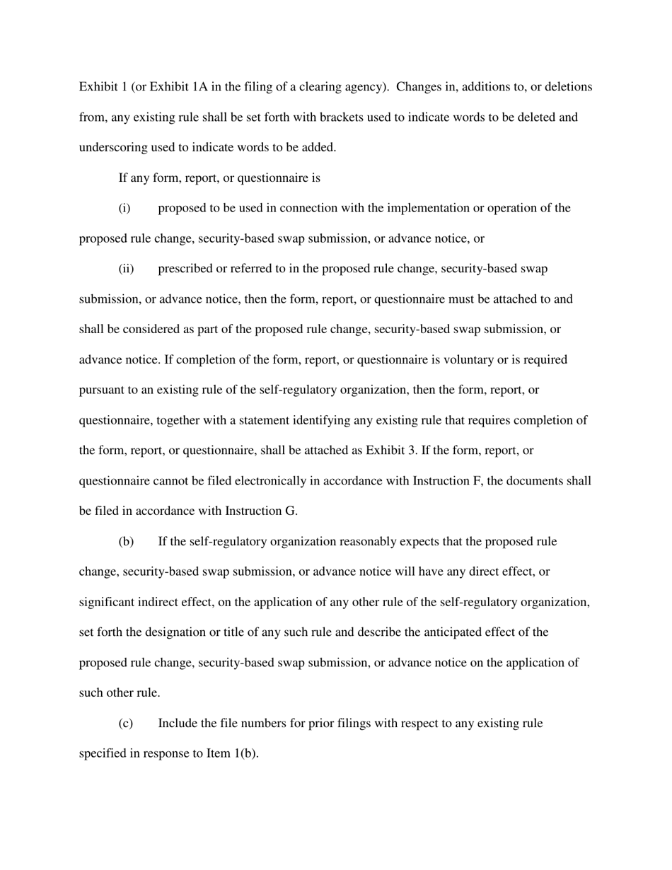 Form 19B-4 (SEC Form 1832) Proposed Rule Change by Self-regulatory Organization, Page 9
