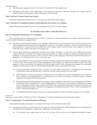 Form F-4 (SEC Form 2078) Registration Statement Under the Securities Act of 1933, Page 7
