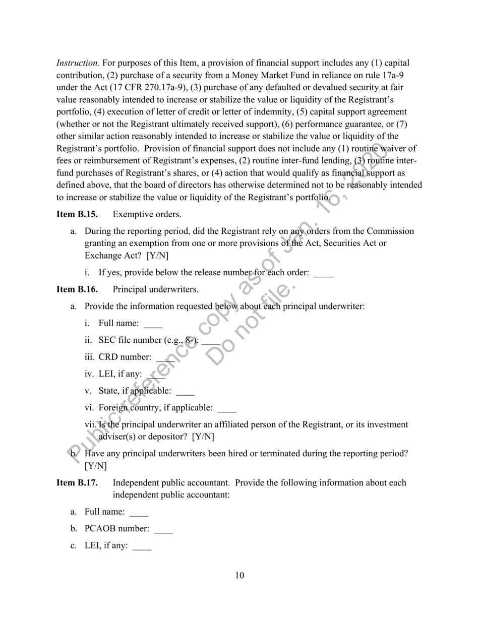 Form N-CEN Annual Report for Registered Investment Companies, Page 11
