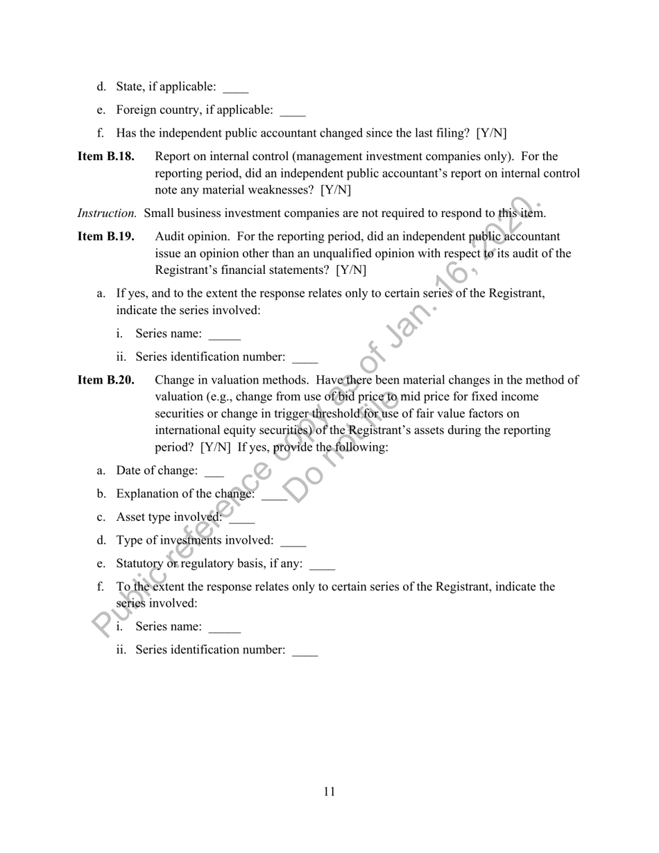 Form N-CEN Annual Report for Registered Investment Companies, Page 12