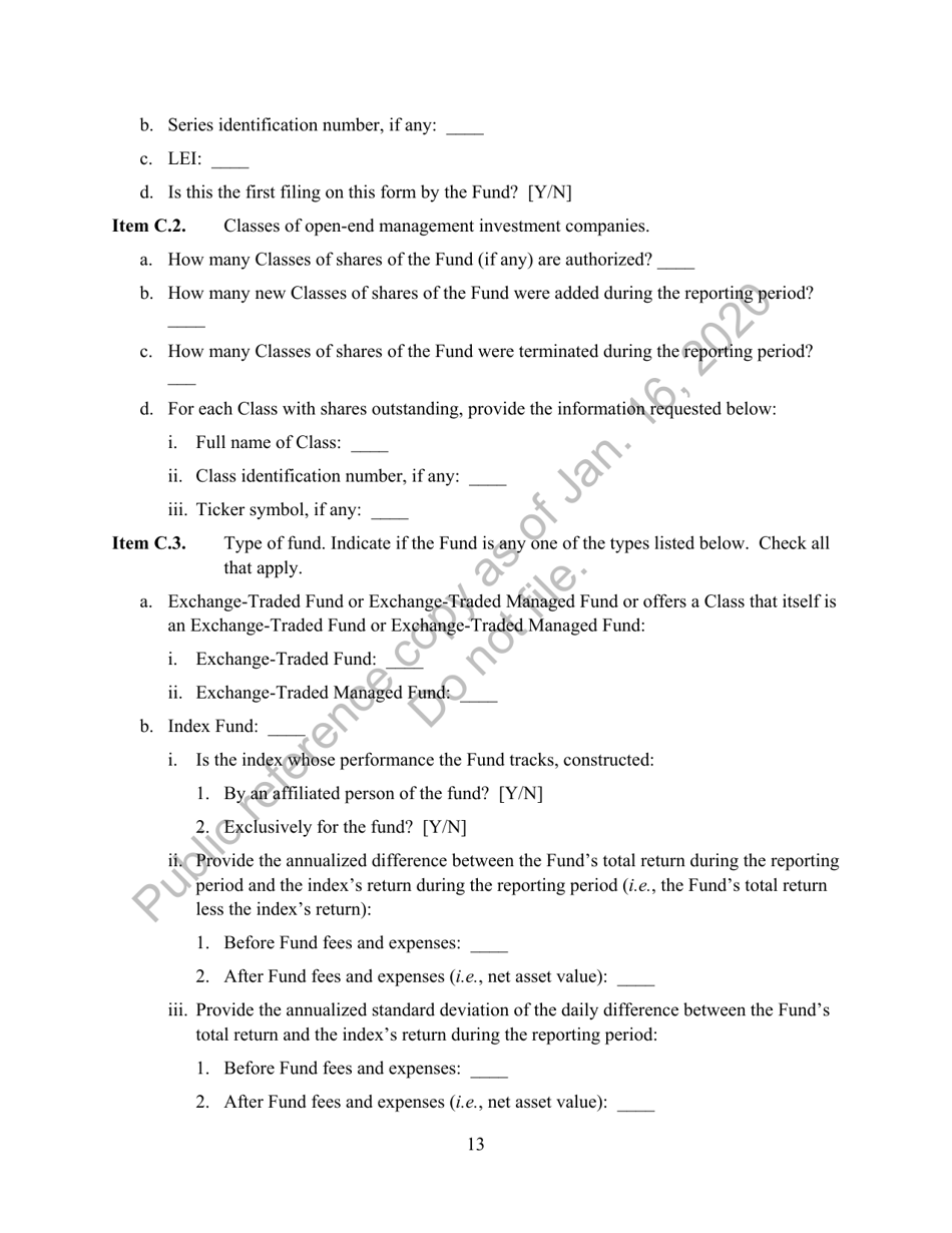 Form N-CEN Annual Report for Registered Investment Companies, Page 14