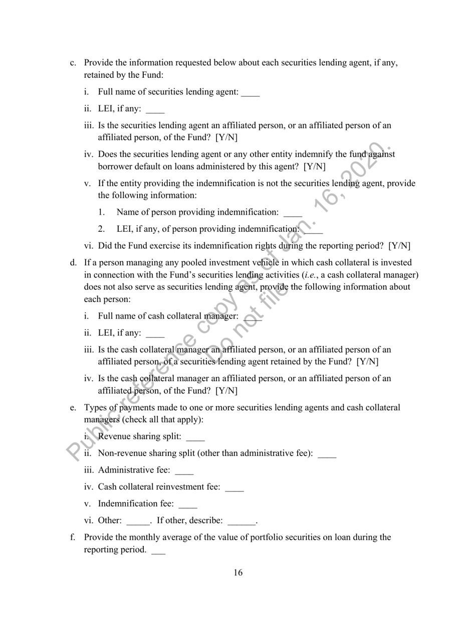 Form N-CEN Annual Report for Registered Investment Companies, Page 17