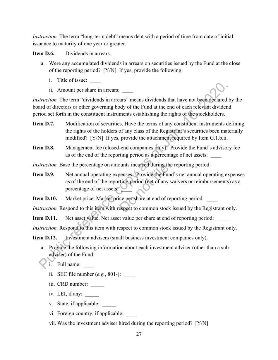 Form N-CEN Annual Report for Registered Investment Companies, Page 28
