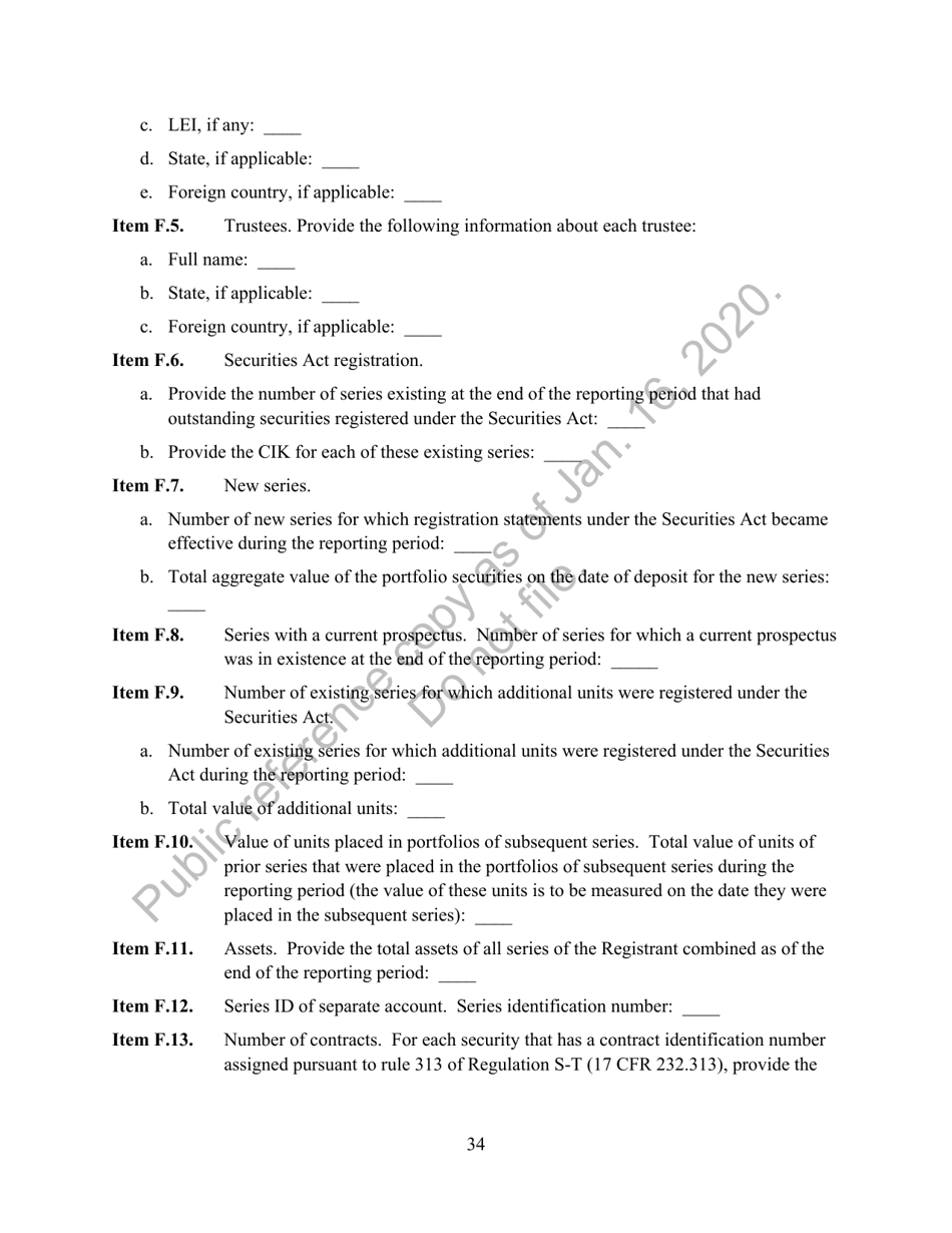 Form N-CEN Annual Report for Registered Investment Companies, Page 35