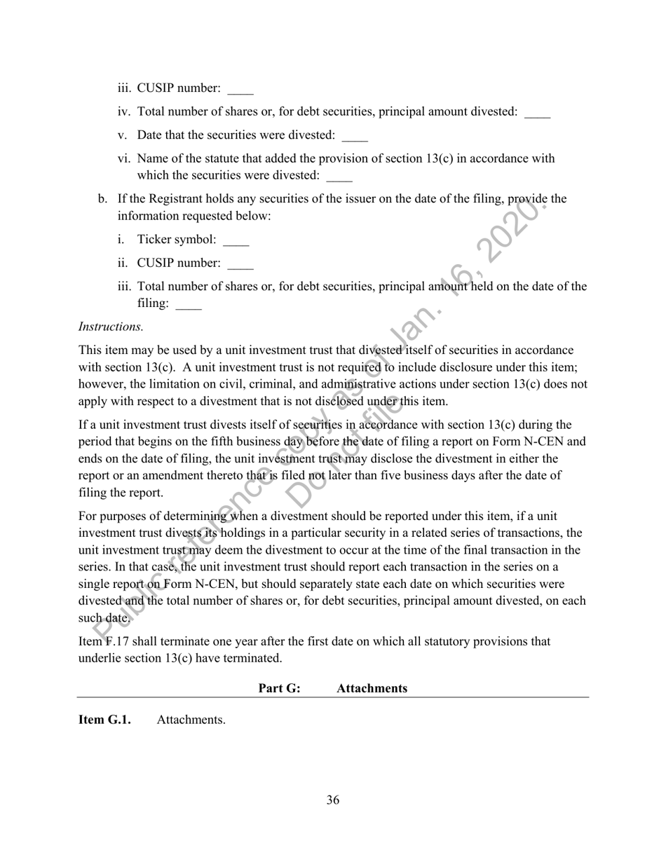 Form N-CEN Annual Report for Registered Investment Companies, Page 37