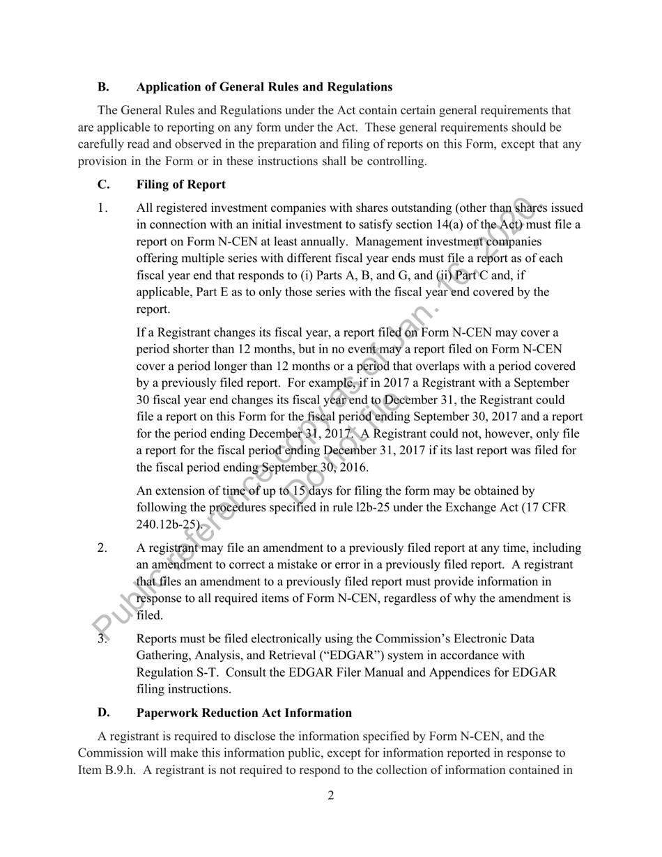 Form N-CEN Annual Report for Registered Investment Companies, Page 3