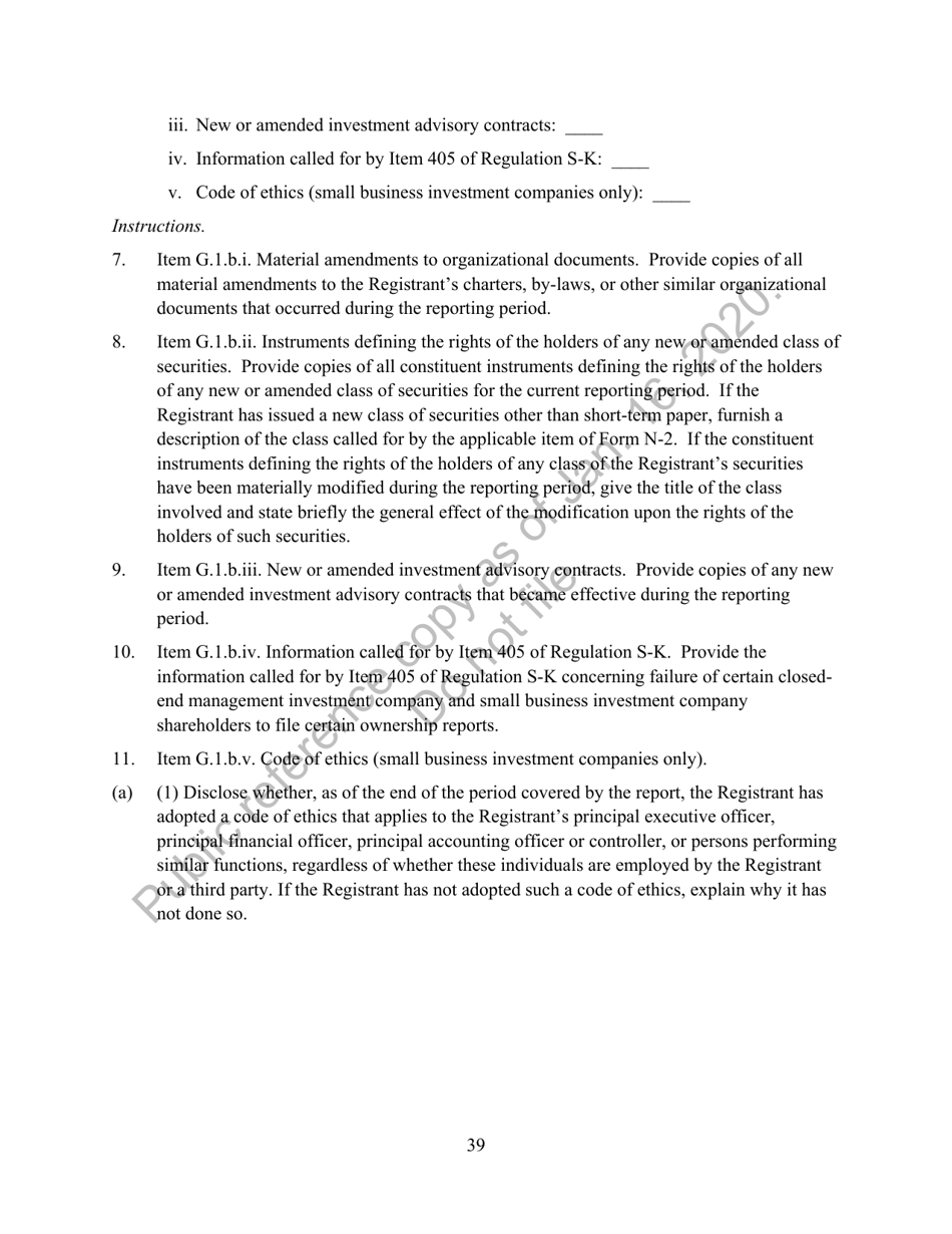 Form N-CEN Annual Report for Registered Investment Companies, Page 40