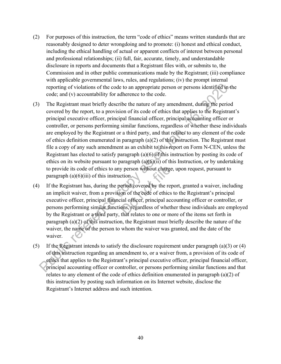 Form N-CEN Annual Report for Registered Investment Companies, Page 41