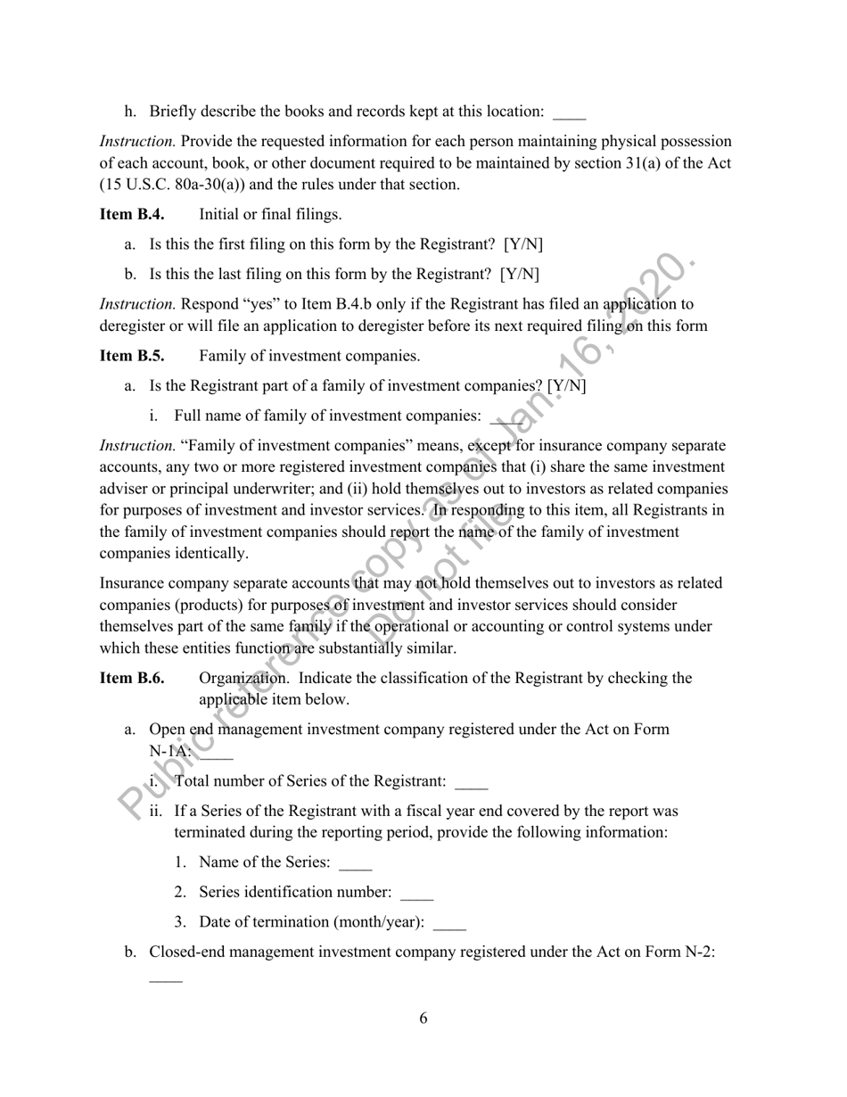 Form N-CEN Annual Report for Registered Investment Companies, Page 7