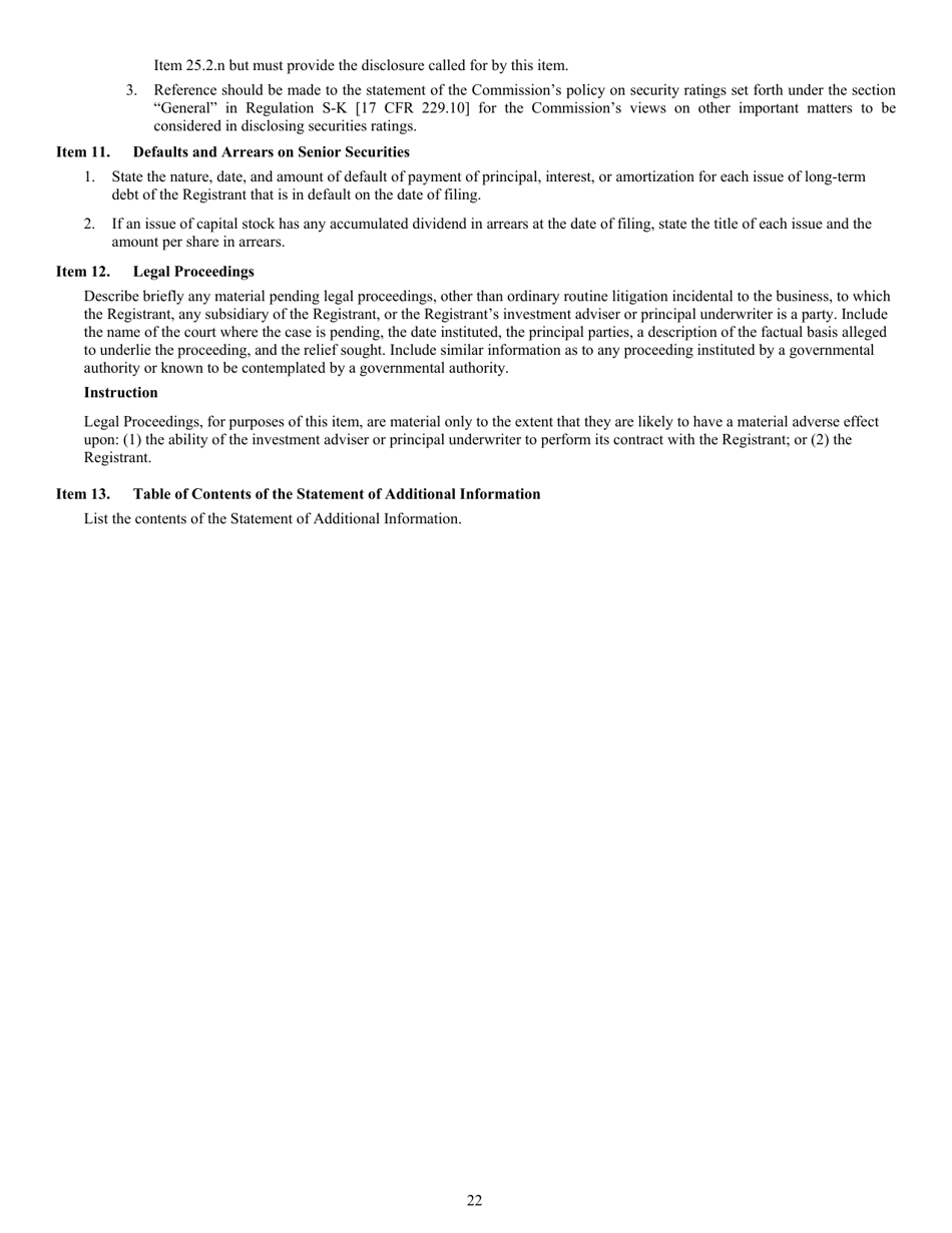 Form N-2 (SEC Form 1716) Registration Statement for Closed-End Management Investment Companies, Page 24