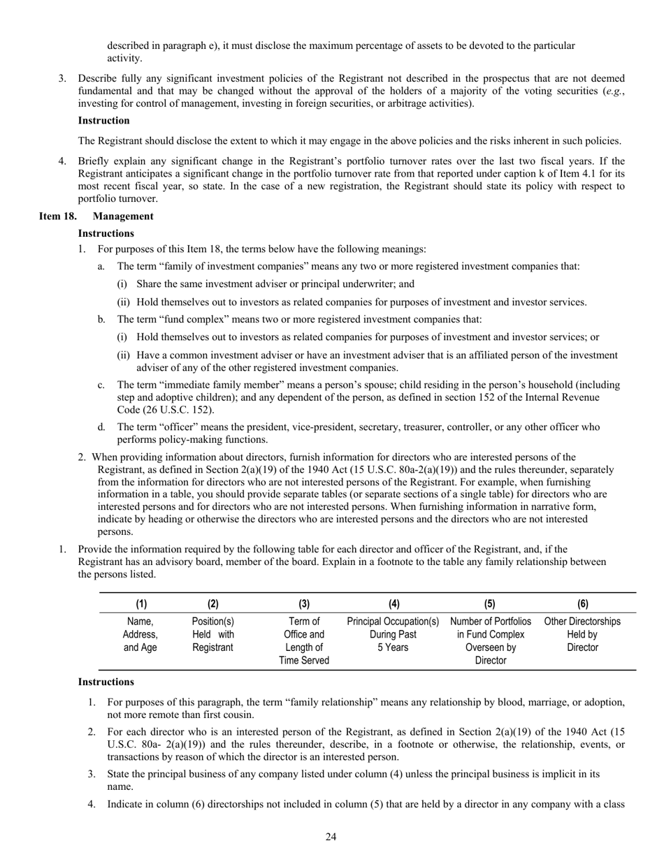 Form N-2 (SEC Form 1716) Registration Statement for Closed-End Management Investment Companies, Page 26