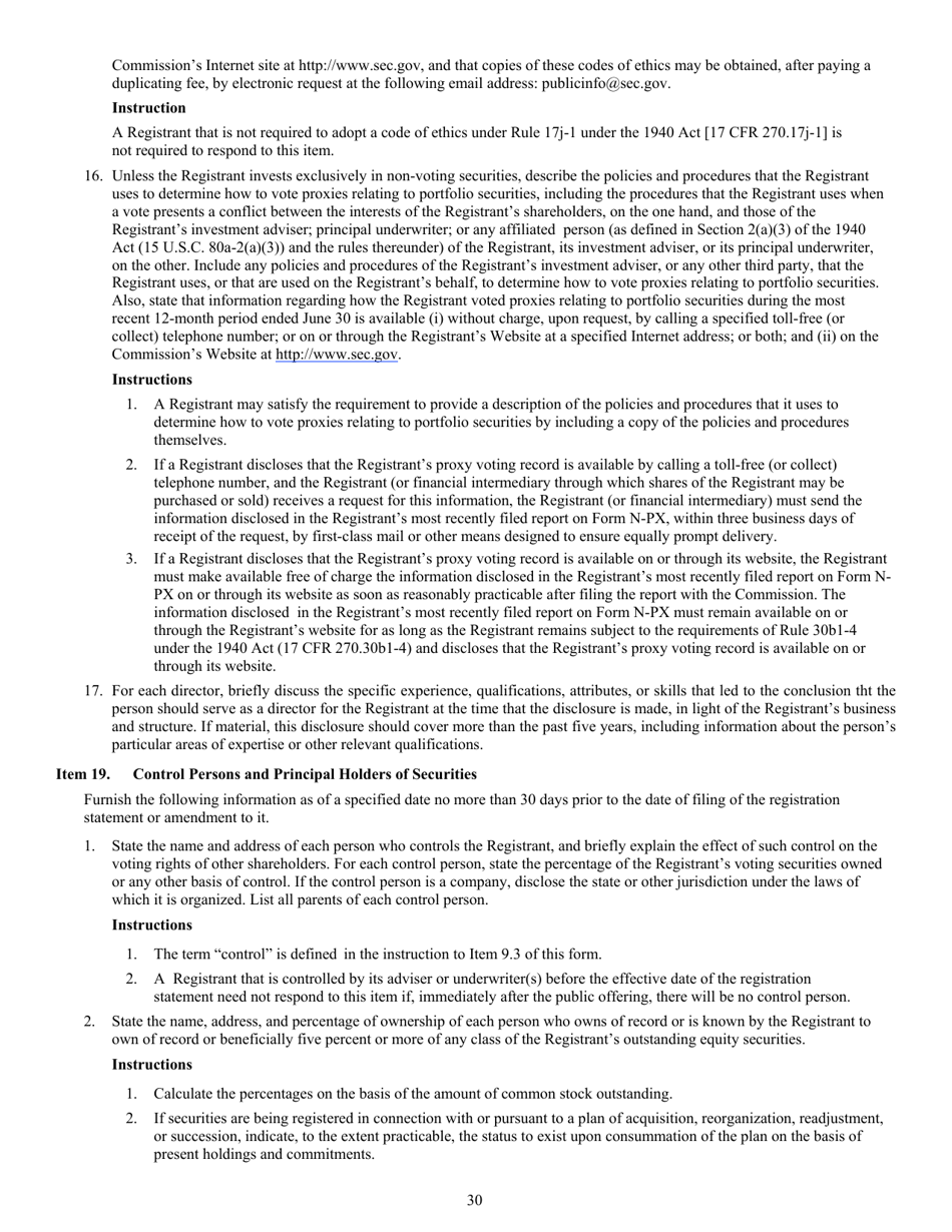 Form N-2 (SEC Form 1716) Registration Statement for Closed-End Management Investment Companies, Page 32