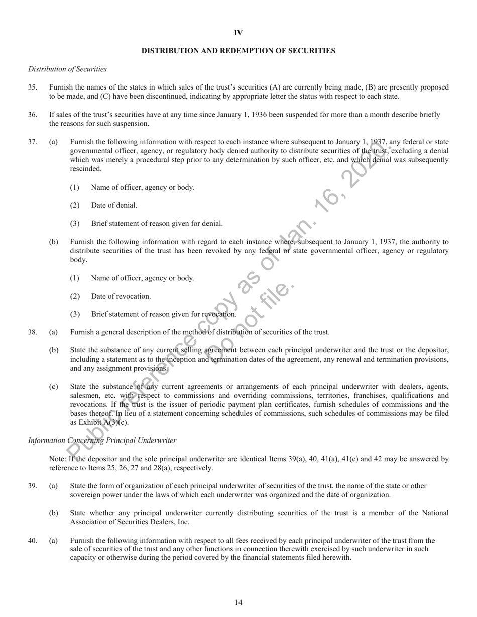 Form N-8B-2 Registration Statement of Unit Investment Trusts Which Are Currently Issuing Securities, Page 15