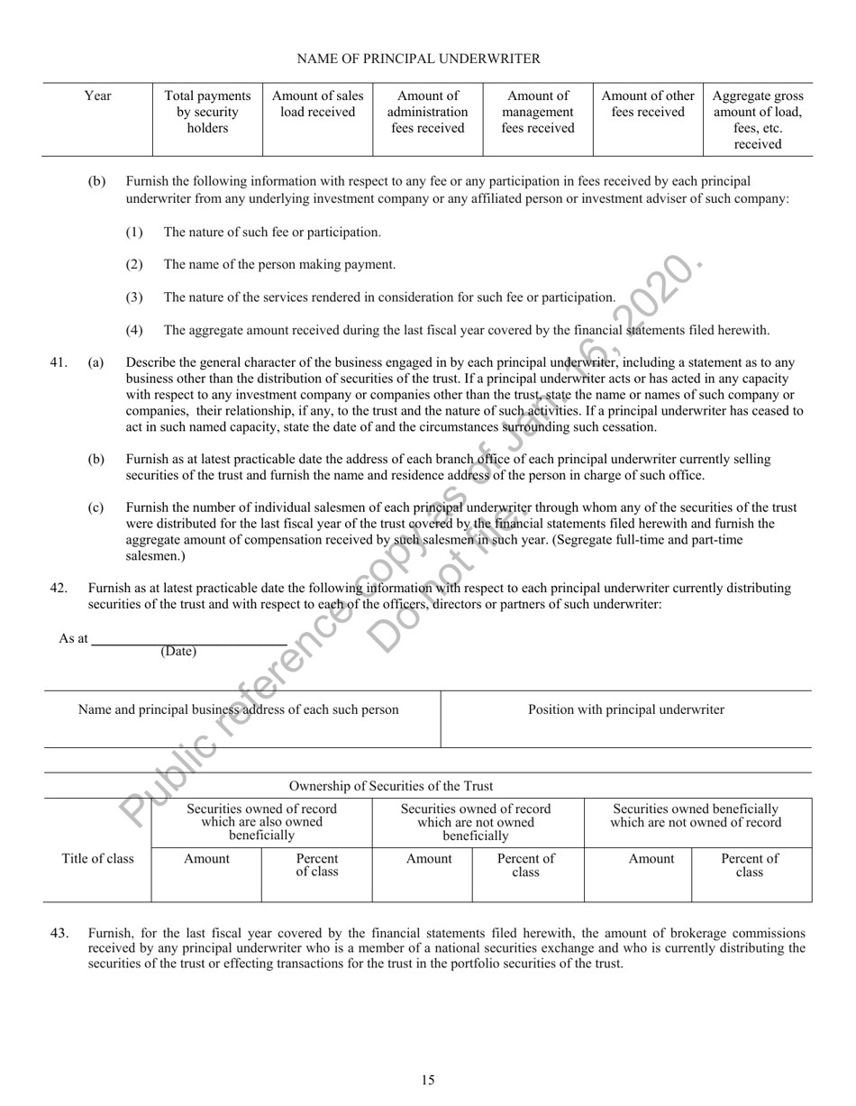 Form N-8B-2 Registration Statement of Unit Investment Trusts Which Are Currently Issuing Securities, Page 16