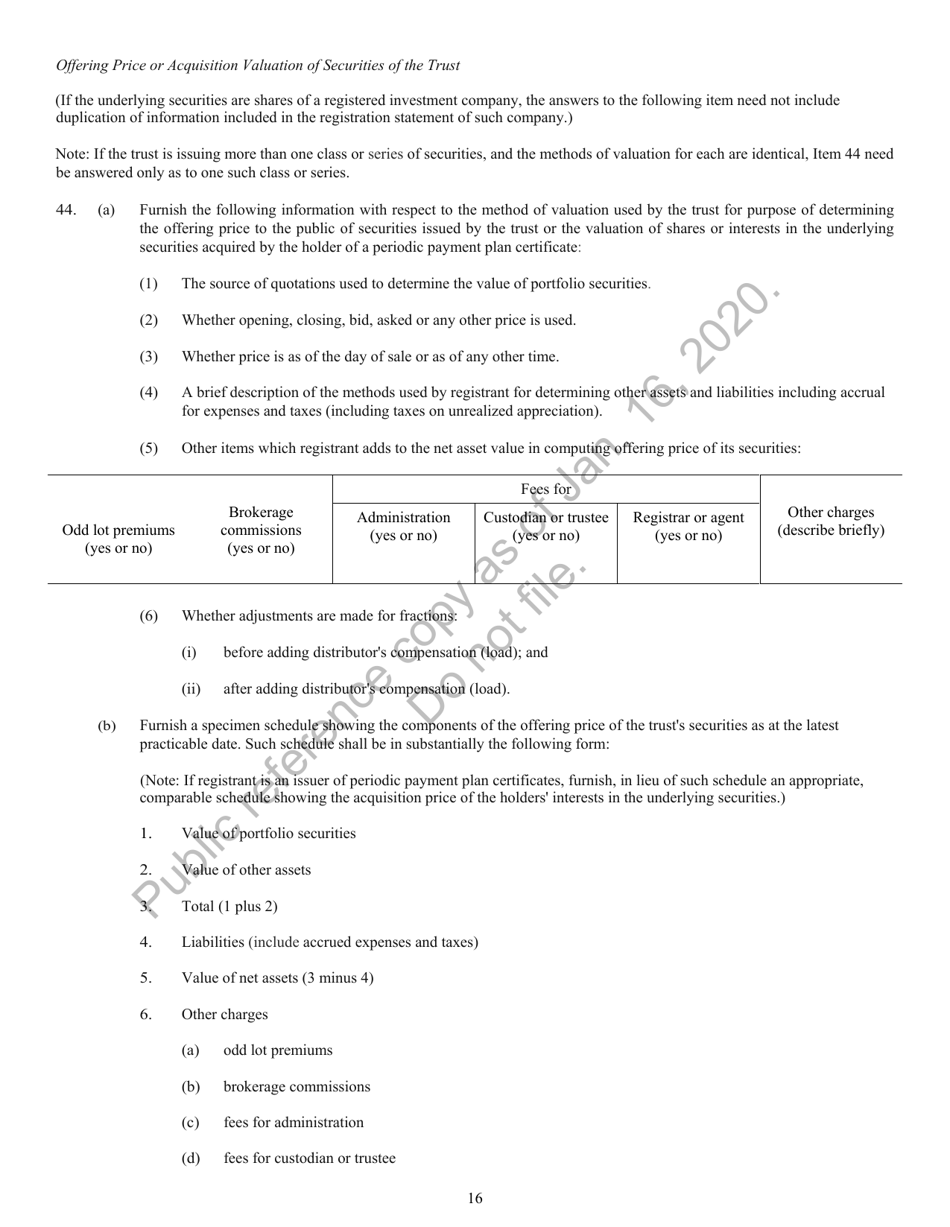 Form N-8B-2 Registration Statement of Unit Investment Trusts Which Are Currently Issuing Securities, Page 17