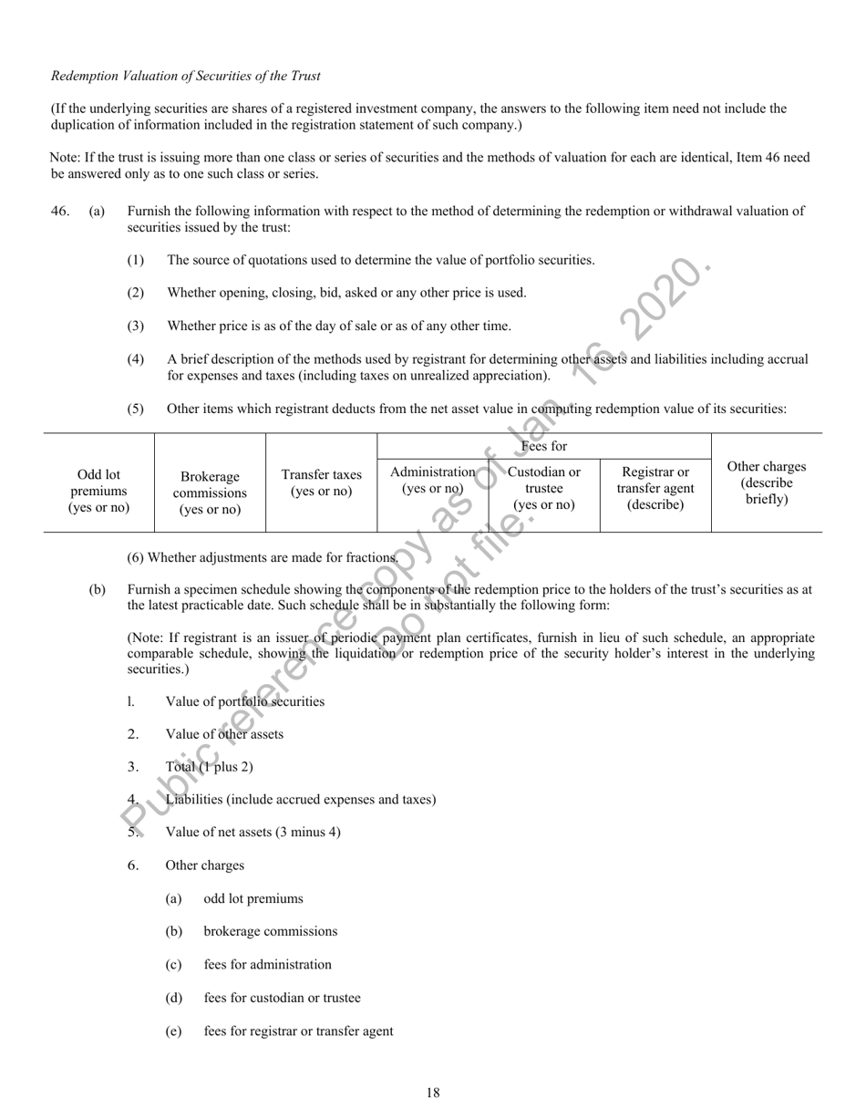 Form N-8B-2 Registration Statement of Unit Investment Trusts Which Are Currently Issuing Securities, Page 19