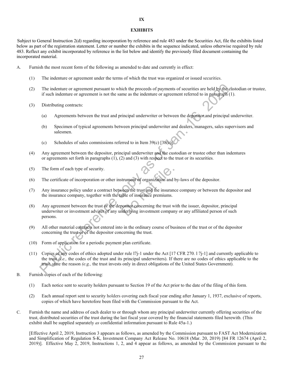 Form N-8B-2 Registration Statement of Unit Investment Trusts Which Are Currently Issuing Securities, Page 28