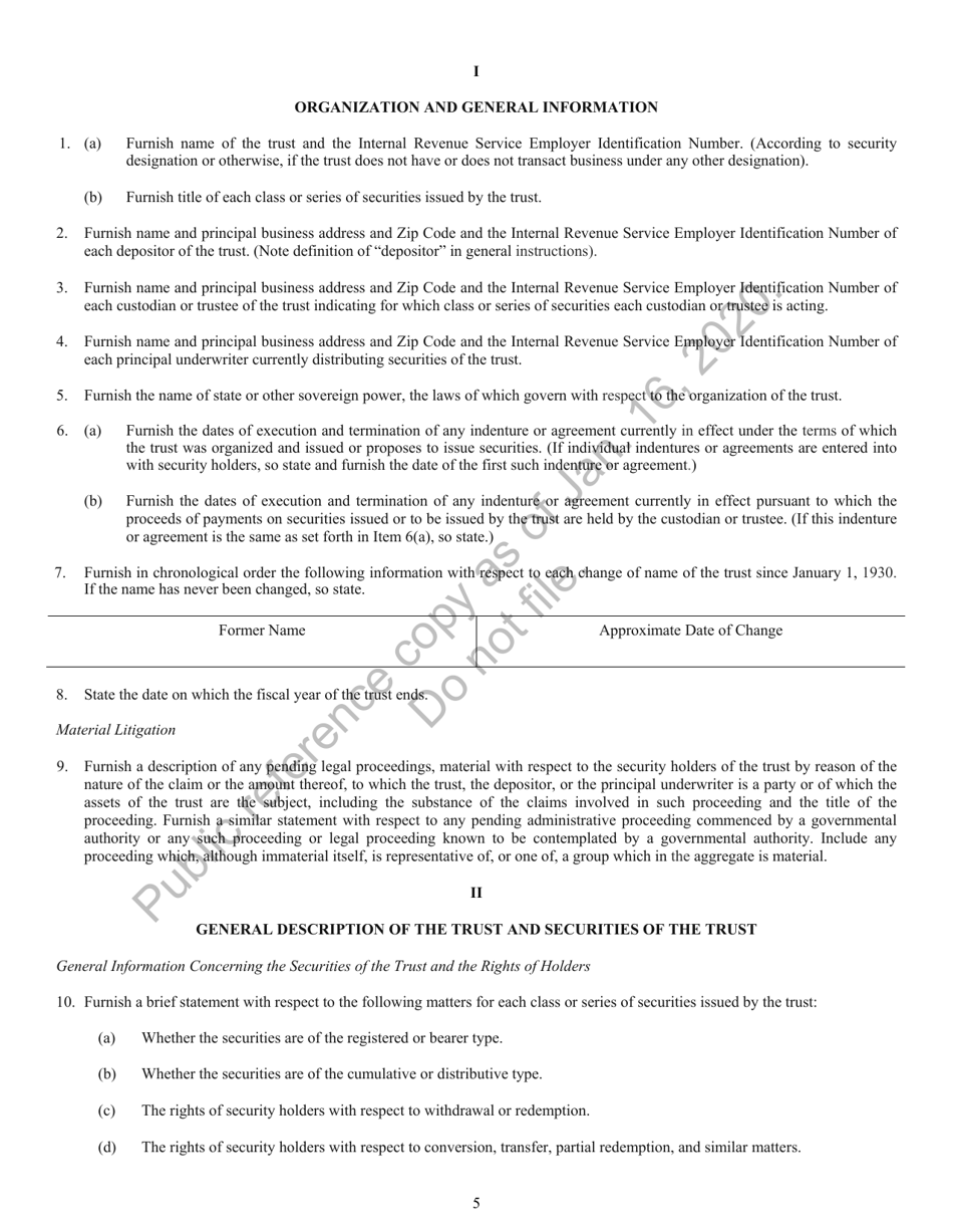 Form N-8B-2 Registration Statement of Unit Investment Trusts Which Are Currently Issuing Securities, Page 6