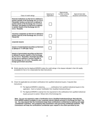 Form NRSRO (SEC Form 1541) Application for Registration as a Nationally Recognized Statistical Rating Organization (Nrsro), Page 4
