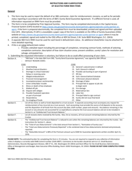 SBA Form 994H Default Report, Claim for Reimbursement, Report of Recoveries and Record of Administrative Action, Page 3