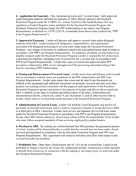 CARES Act Section 1102 Lender Agreement, Page 2